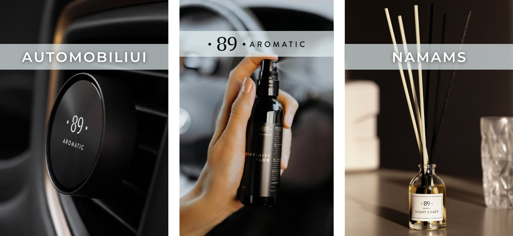 Aromatic 89 oro gaivikliai automobiliui